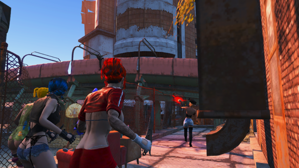 Анжела точным выстрелом "сняла" снайпера с эстакады.