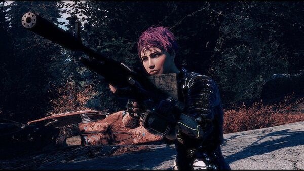 ЕВА с тихим пулеметом.. Fallout-4 (Сборка 6.5)