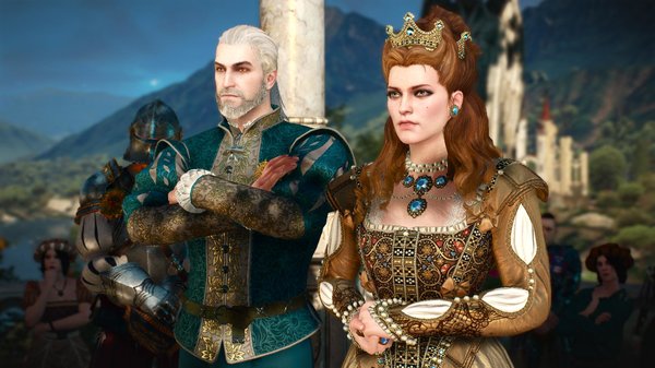 Анна Генриетта и Геральт.. Ведьмак III (сборка Торна)