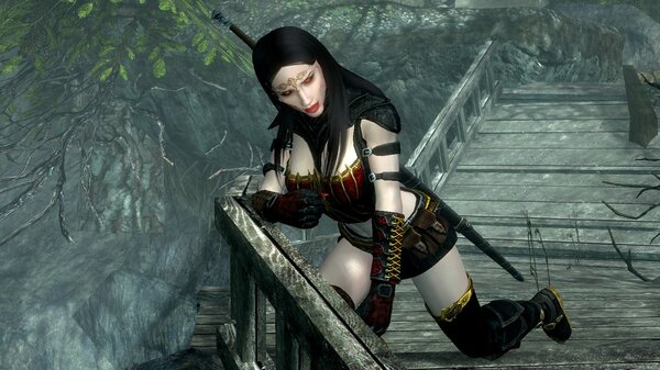 Велена приглядывает с высоты.