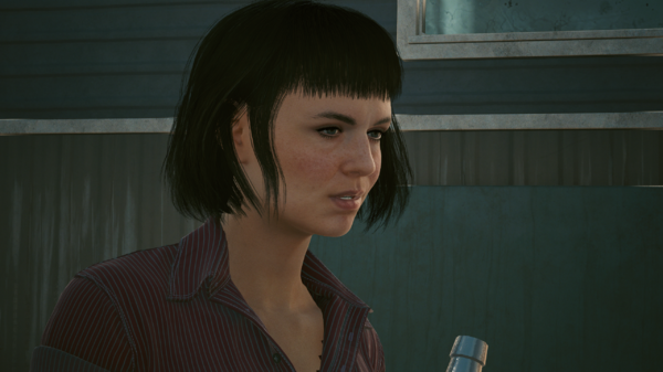 Лицо как живое. И волосы с физикой.