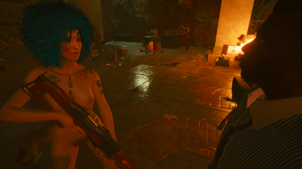 Вика:-"Куда побежал мужчина в зелёном плаще?".