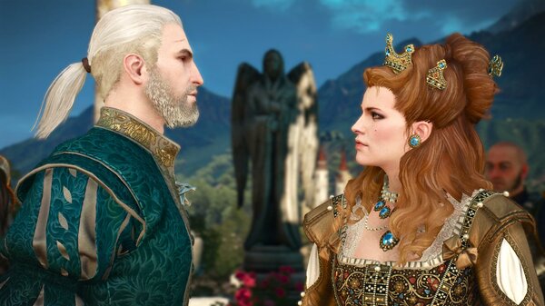 Геральт и Анна.. Ведьмак III (сборка Торна)