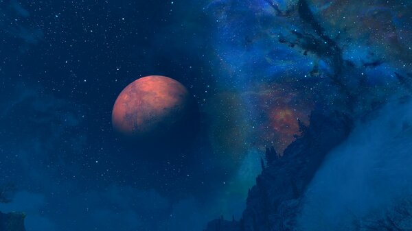 Ночное небо.. SkyrimSE (сборка 6.0)