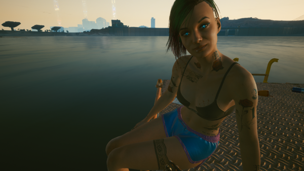 У Джуди от счастья светятся глаза.