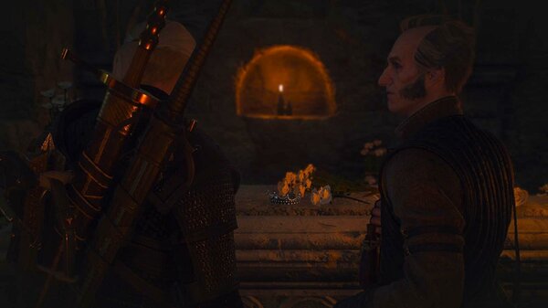 Геральт и Регис.. Ведьмак III (сборка Торна)