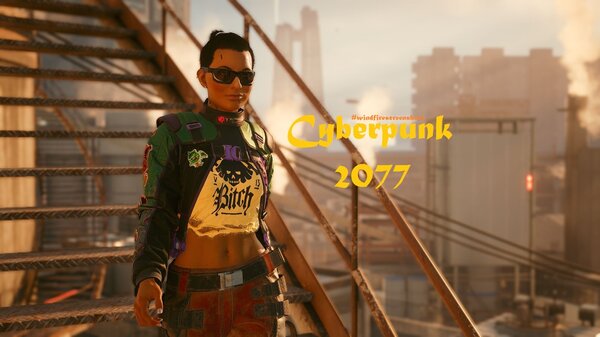 обложка-3 и МОЯ ВИ :) Cyberpunk 2077