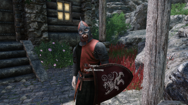 Стражник. Пытается вспомнить где он видел моё лицо...