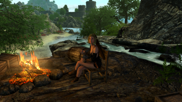 Хорошее место для лагеря. Романтичное.