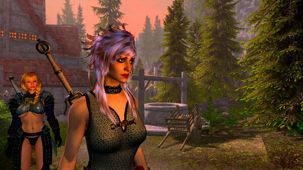 Цири в Фолкрите.. SkyrimSE (сборка 6.0)