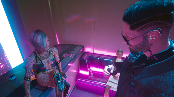 Танцовщица и Ви.