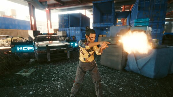 Заступилась за полицию.. Cyberpunk 2077