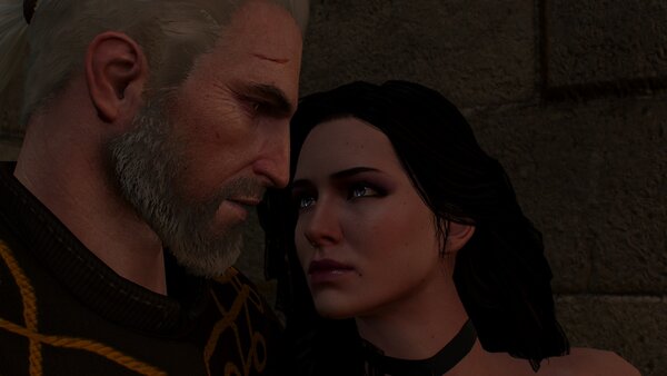 witcher3 Геральт и Йен
