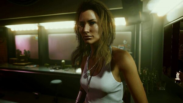 Альт в примерочной у Джонни.. Cyberpunk 2077