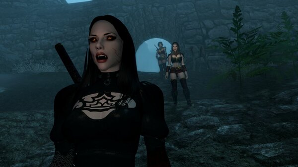 Ночью на дорогах опасно ;) SkyrimSE (сборка 6.0)