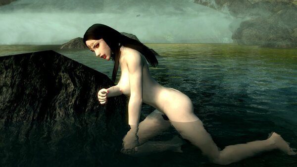 Велена в реке.. SkyrimSE (сборка 6.0)