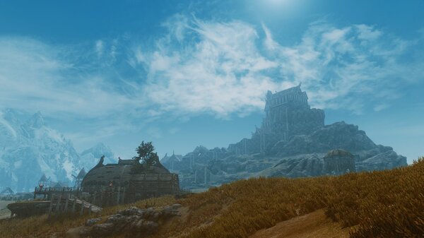 Вид на Вайтран.. SkyrimSE (сборка 6.0)