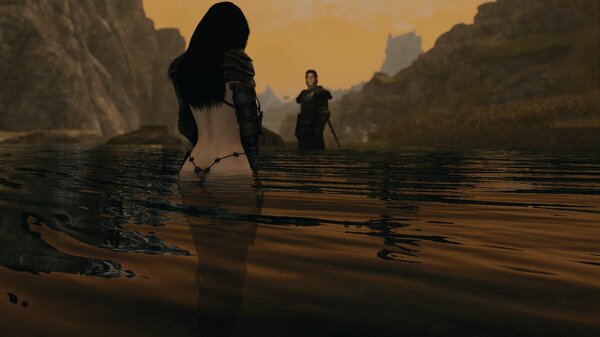 Она и он, Нора и Бикки. SkyrimSE (сборка 6.0)