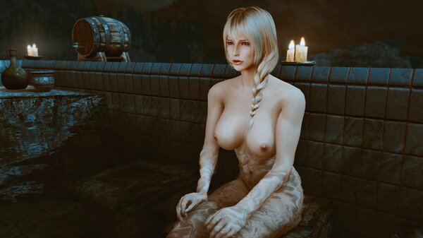 Йордис в бассейне.. SkyrimSE (сборка 6.0)