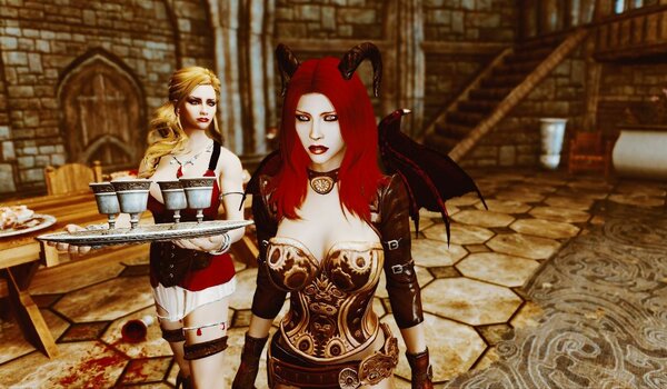 Потема зашла в замок к вампирам..