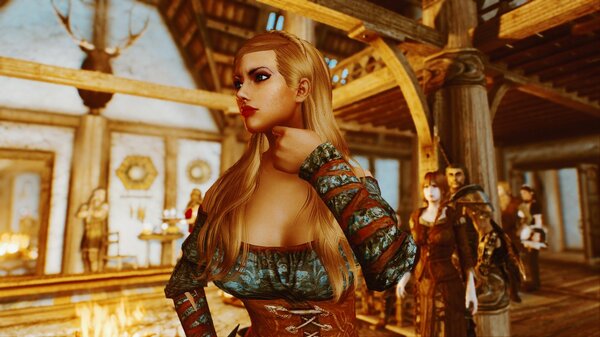 Девица в таверне.. SkyrimSE (сборка 6.0)