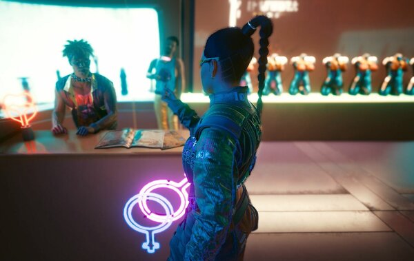 ВИ в Сексшопе.. Cyberpunk 2077