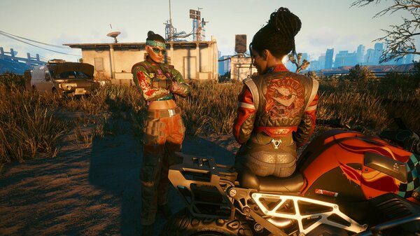 В пустошах.. Cyberpunk 2077