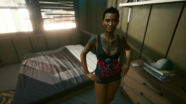 ВИ в новой майке ;) Cyberpunk 2077