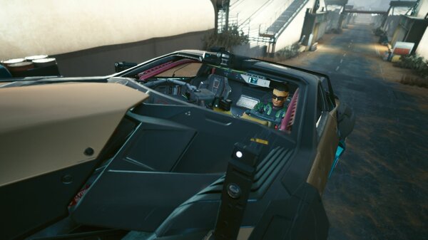 Пошла на взлет )) Cyberpunk 2077