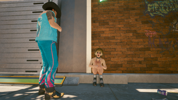 Ви  Мисти в гараже Джеки.