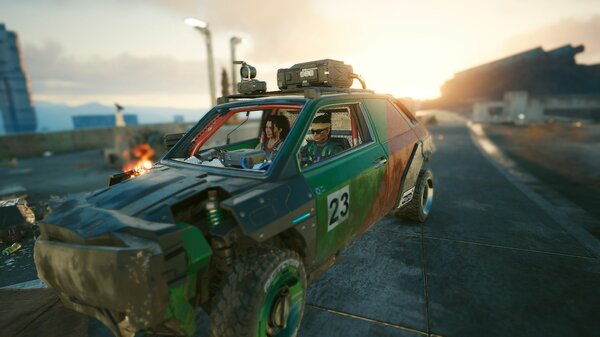 Соревнуемся с Клэр.  Cyberpunk 2077