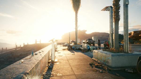 Закат.. Cyberpunk 2077