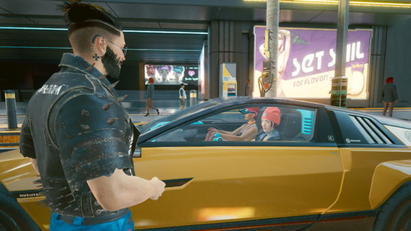 Девушка:-"Мужчина, Вы не покажете нам дорогу в клуб «Эмпатия»?