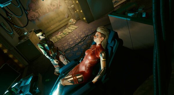 ВИ спасает рипершу запертую в киберпространстве