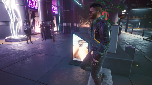 Но стоящие около клуба девушки не понравились Ви.