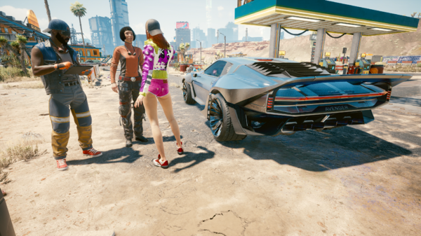 Ви забирает свою "тачку" после "прокачки".