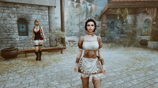 Девахи в Солитьюде.. SkyrimSE (сборка 6.0)