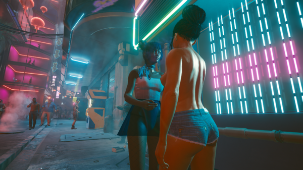 Панам и её новые подруги.