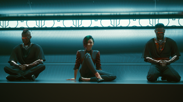 Джуди и её телохранители.