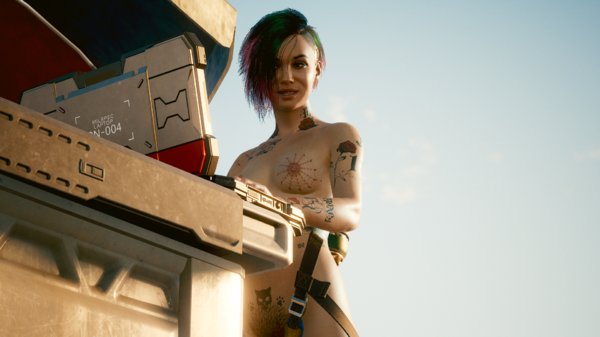 Джуди:-"Сейчас проверю твою готовность".