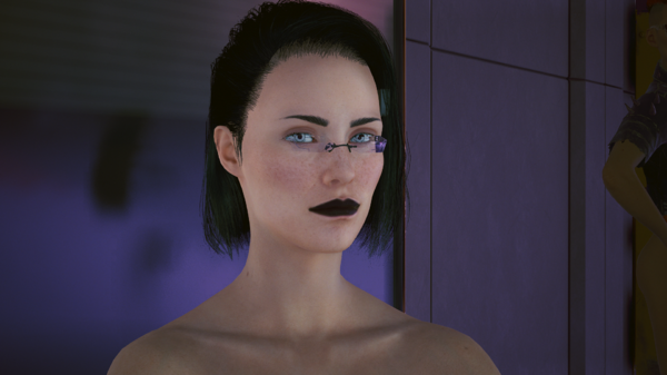 Новое лицо у девушки в этой игре.