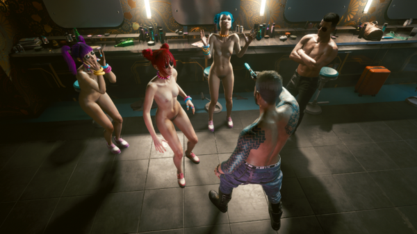 Ви и Керри в гримёрке у группы Us Cracks - 5.