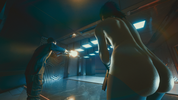 Бестия и Джонни в Арасака-Тауэр.