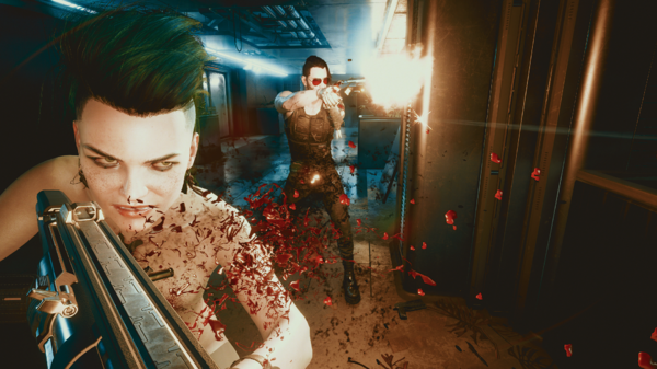 Брызги крови, огонь и рикошет.