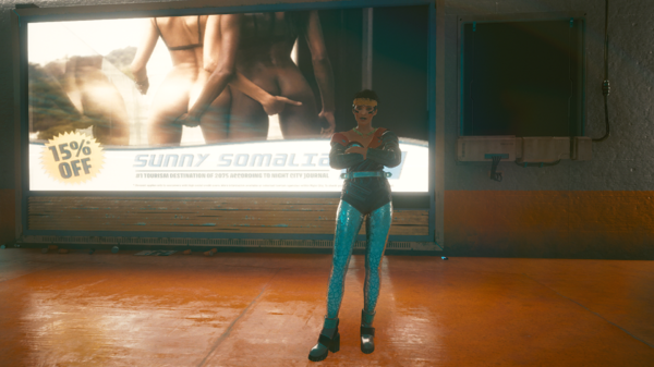 Ви в культовом костюме на подземной парковке.