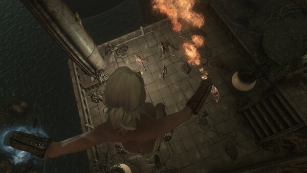 TESV  в крипте Ночной Пустоты