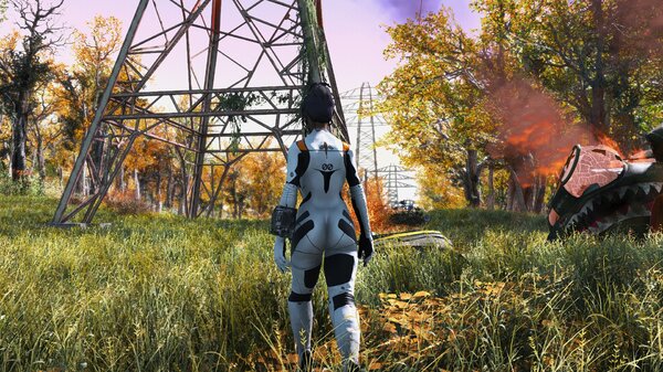 Fallout 4 Осень, ну давай у листьев спросим