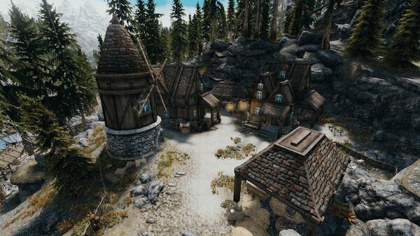 Ферма Катлы близ Солитьюда.. Skyrim SE (сборка 7.0)