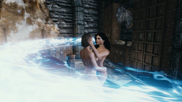 Йенн стала изучать магию секса. Skyrim SE (сборка 7.0)