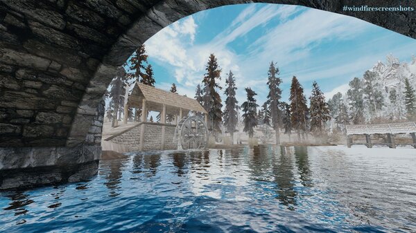 Под мостом.. Skyrim SE (сборка 7.0)